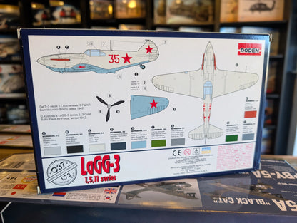 1/72 Roden - Soviet Air Force LaGG-3 (1 5 11  Series) WWII Fighter Aircraft - Product Image