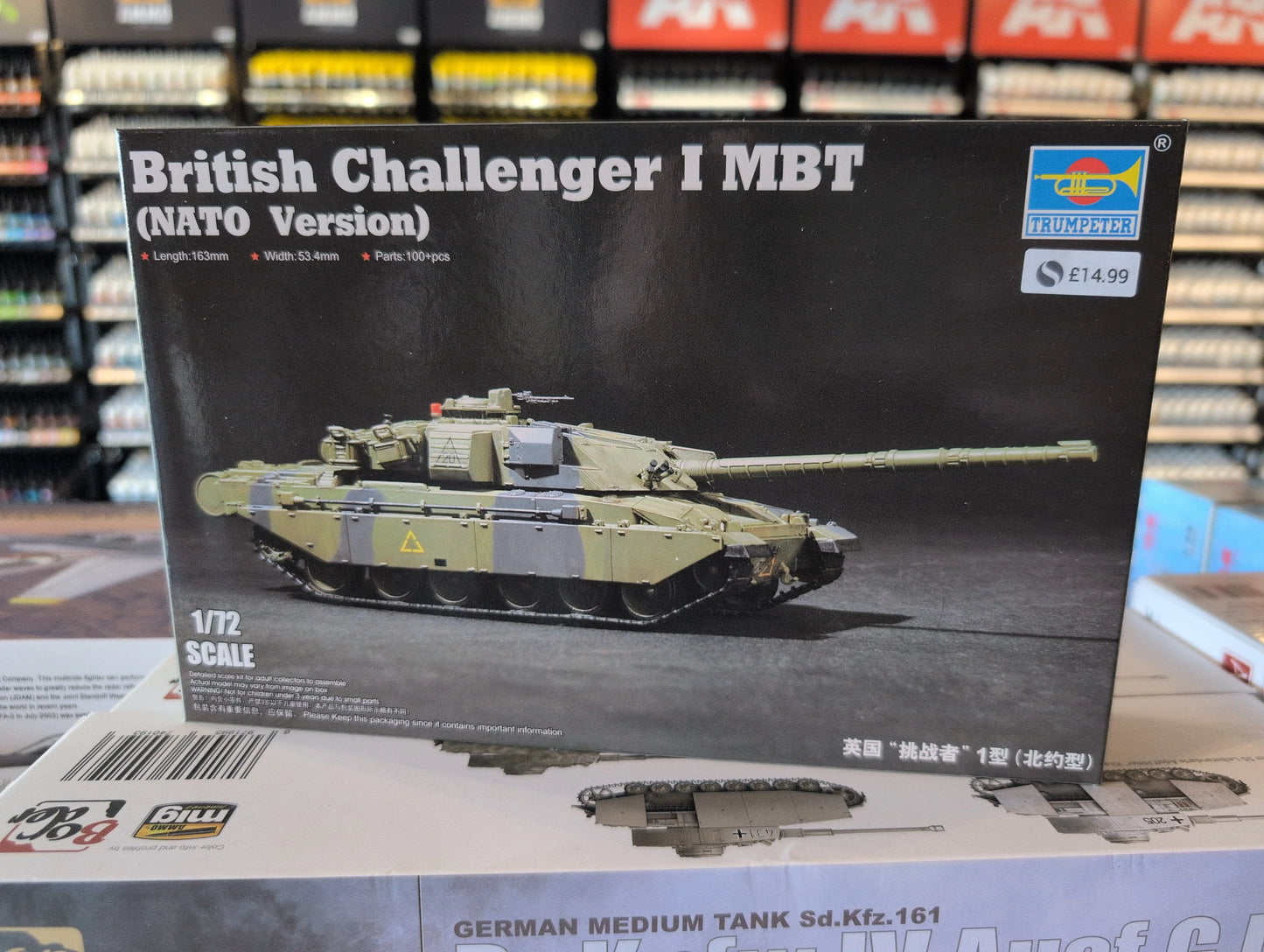 1/72 Trumpeter - British Army Challenger 1 Main Battle Tank - Product Image