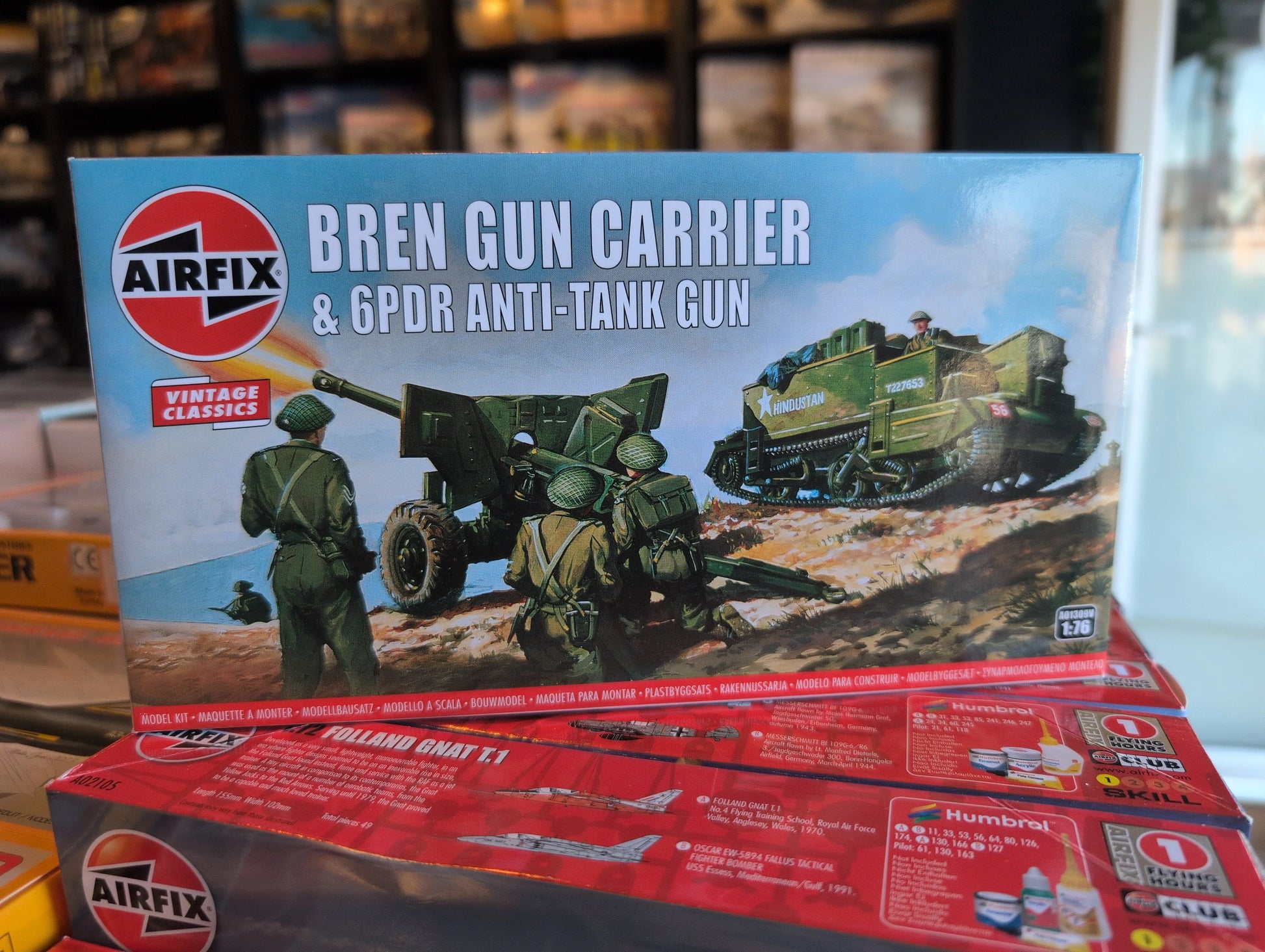 1/76 Airfix - Bren Gun Carrier & 6PDR Anti-Tank Gun - Product Image