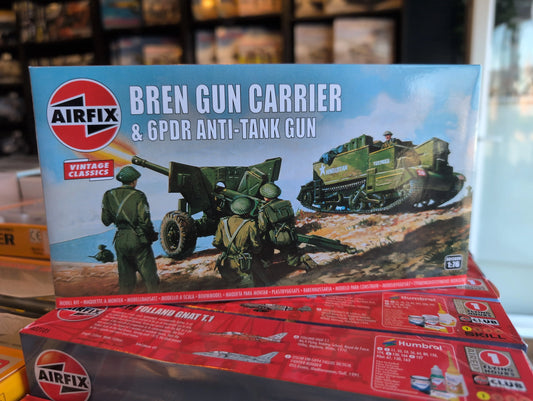 1/76 Airfix - Bren Gun Carrier & 6PDR Anti-Tank Gun - Product Image