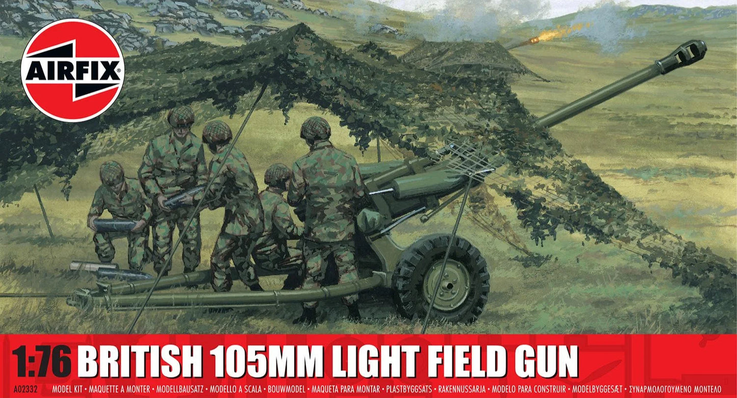 1/76 Airfix - British 105mm Light Field Gun - Product Image