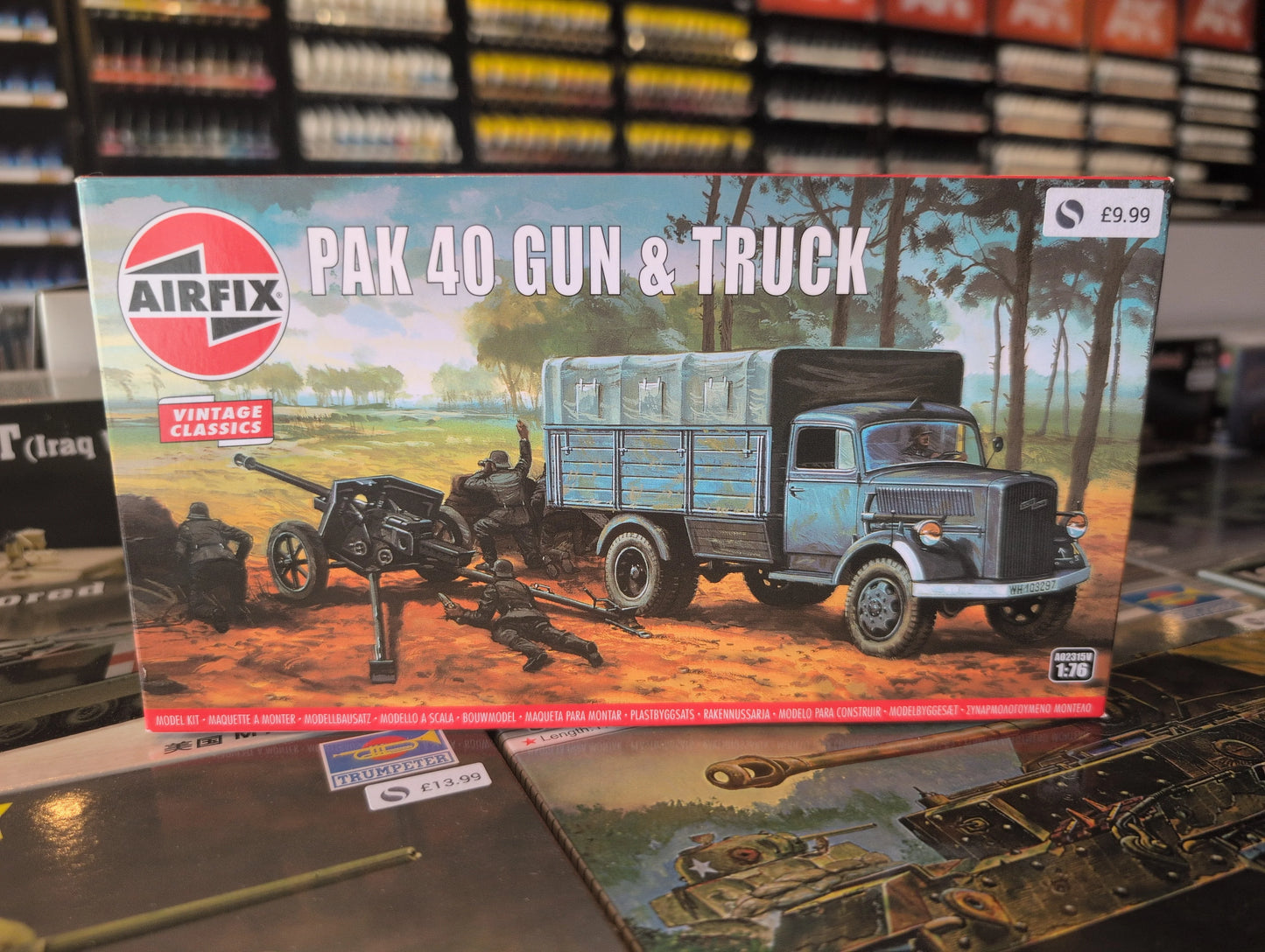1/76 Airfix - PAK 40 Gun & Truck - Product Image