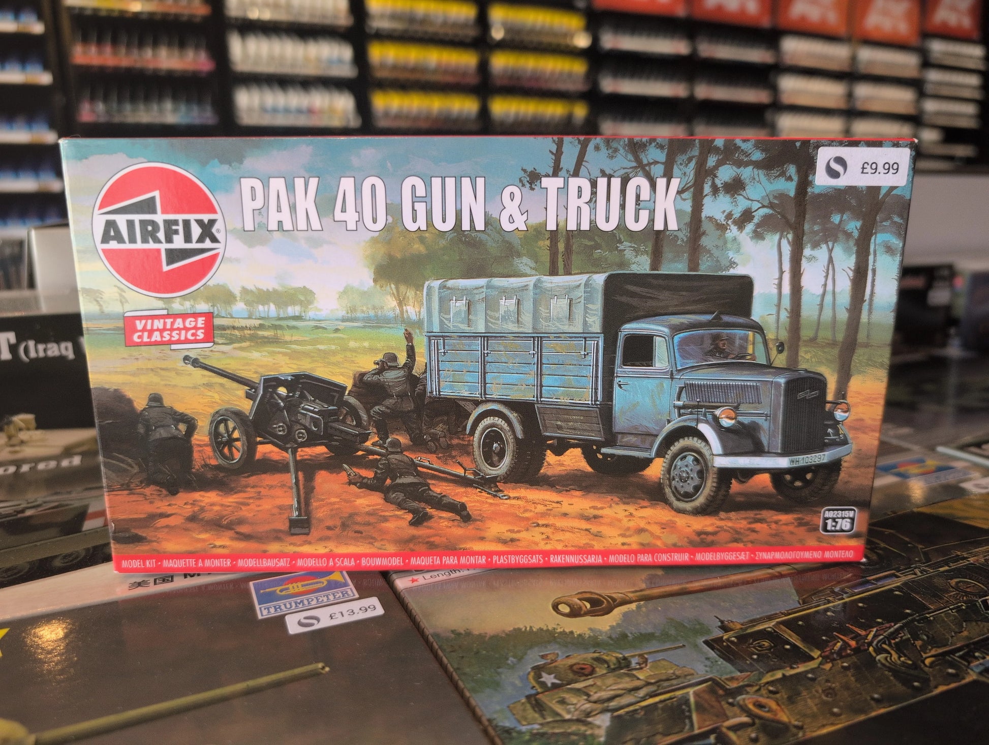 1/76 Airfix - PAK 40 Gun & Truck - Product Image