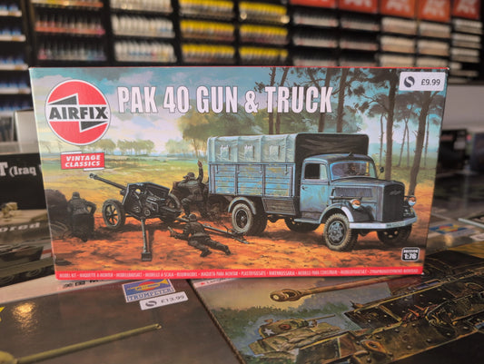 1/76 Airfix - PAK 40 Gun & Truck - Product Image