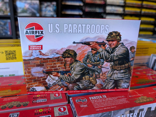 1/76 Airfix - U.S Paratroops Figure Set - Product Image