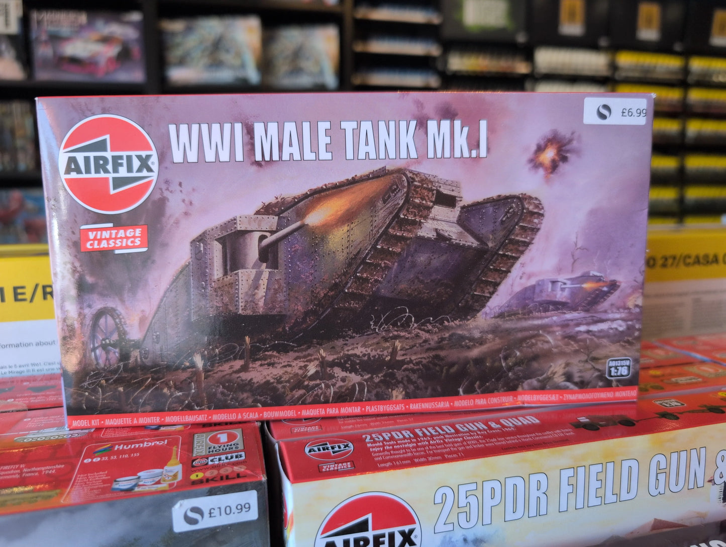 1/76 Airfix - WW1 Male Tank MK.I - Product Image