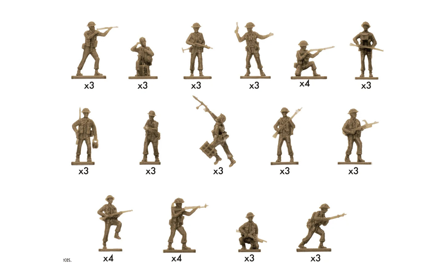 1/76 Airfix - WWII British Infantry Figure Set - Product Image
