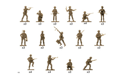 1/76 Airfix - WWII British Infantry Figure Set - Product Image