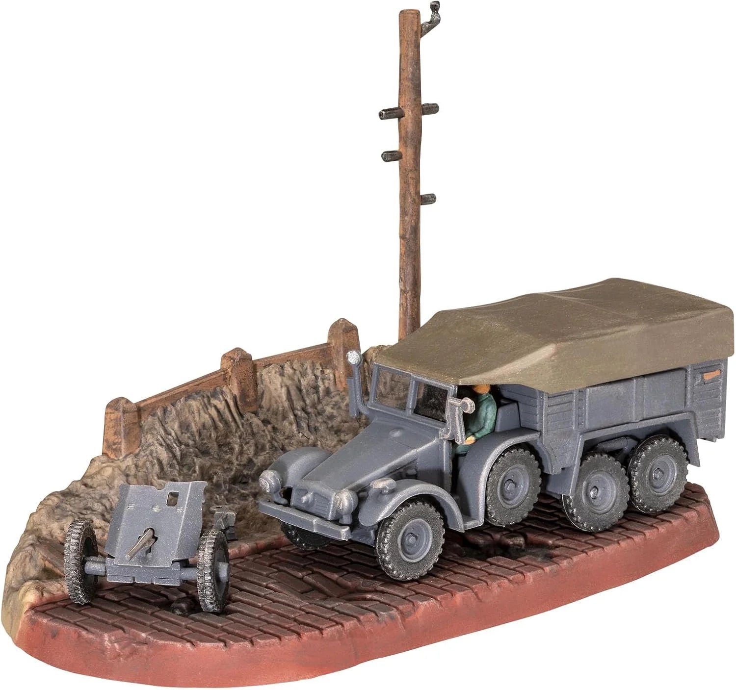 1/76 Revell - Krupp Protze KFZ 69 with 3,7cm PaK - Product Image