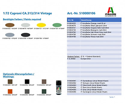 Italeri 106 - Product Image