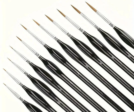 11-Piece Paint Brush Pack - Sizes 00000 - 7 - Product Image