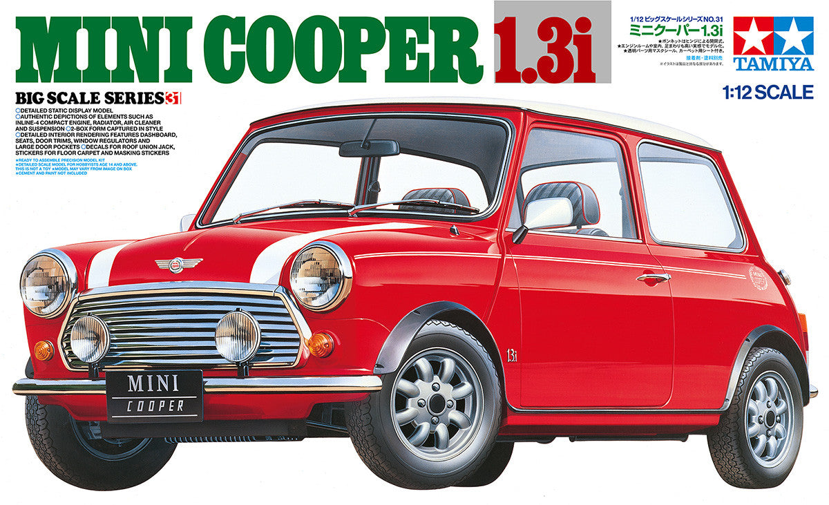 Tamiya 1/12 Cars - Mini Cooper 1.3i - 12031 (PRE-ORDER)