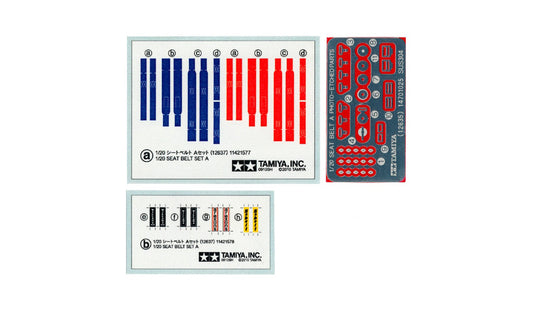 Tamiya 1/20 Cars - 1/20 Seat Belt Set A - 12637