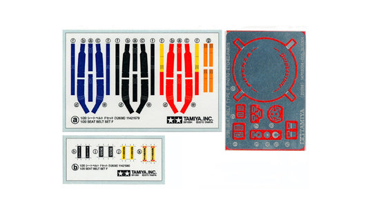 Tamiya 1/20 Cars - 1/20 Seat Belt Set F - 12638