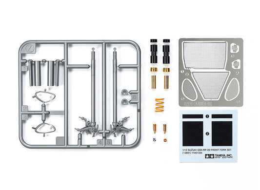 Tamiya 1/12 Bikes - 1/12 Team Suzuki Ecstar GSX-RR 2020 Front Fork Set - 12691