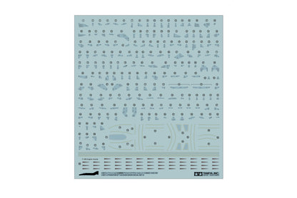 Tamiya 1/48 Aircraft - 1/48 F-4 Phantom II Access Door Decal Set A - 12692