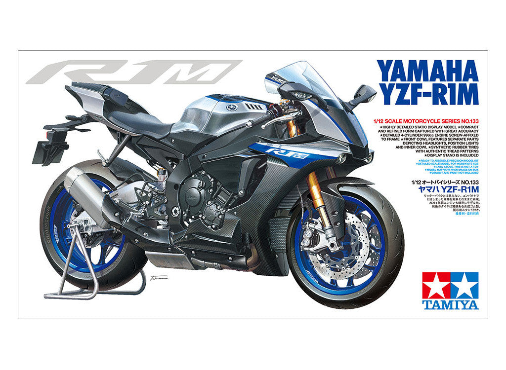 Tamiya 1/12 Bikes - Yamaha YZF-R1M Superbike - 14133