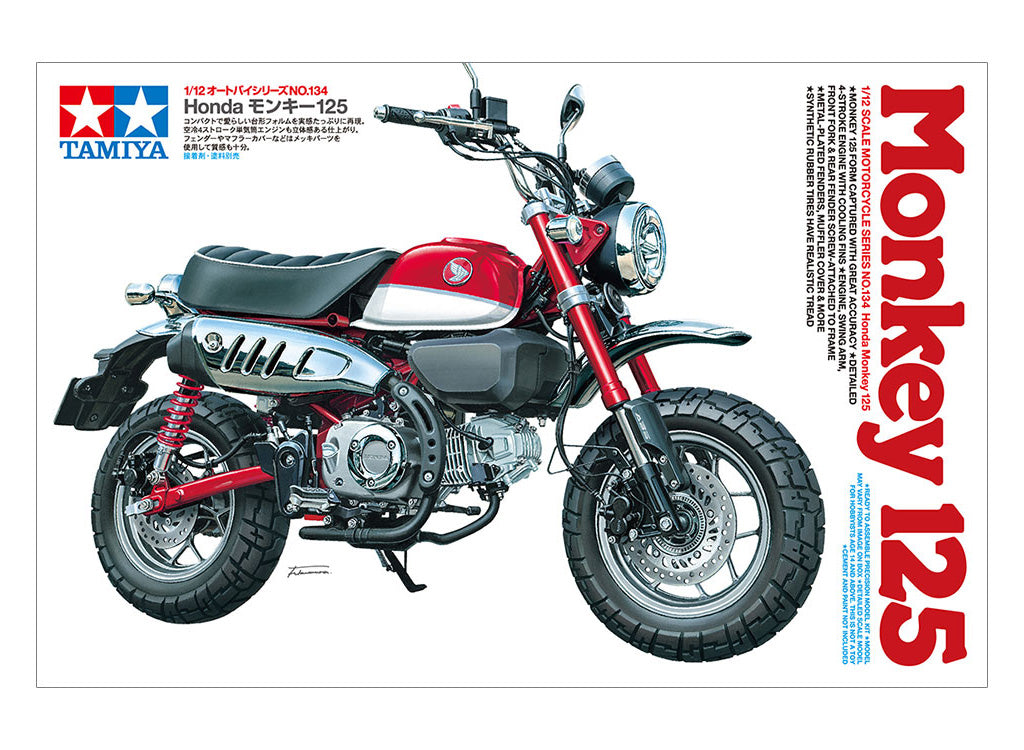 Tamiya 1/12 Bikes - Honda Monkey 125 (2018) - 14134