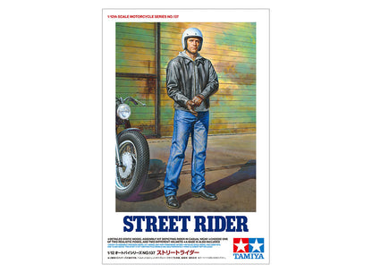 Tamiya 1/12 Bikes - 1/12 Street Rider (Single Figure with Two Options) - 14137