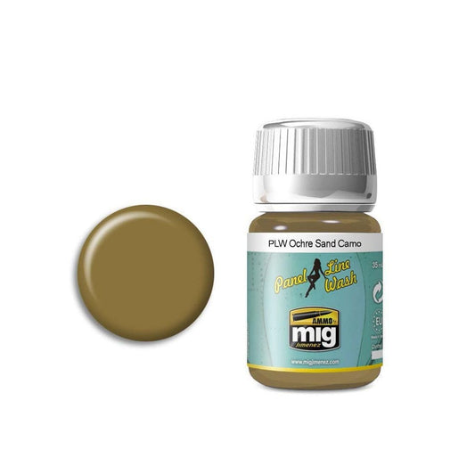 Ammo by MIG – Panel Line Wash 1622 Ochre for Sand Camo
