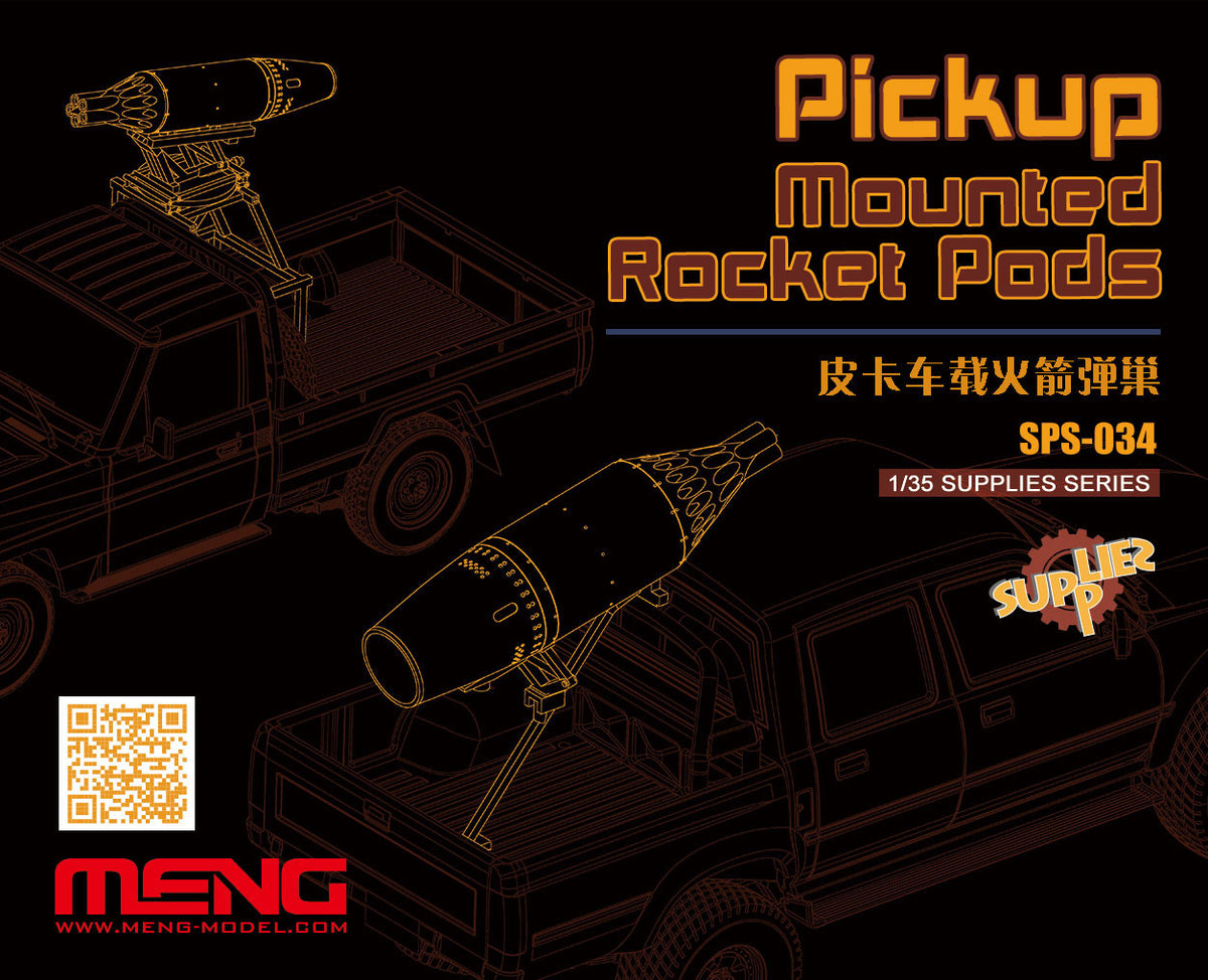 Meng 1/35 Pickup Mounted Rocket Pods SPS-034, box art