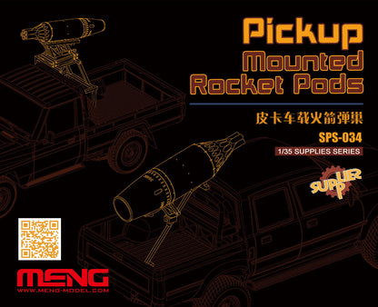 Meng 1/35 Pickup Mounted Rocket Pods SPS-034, box art
