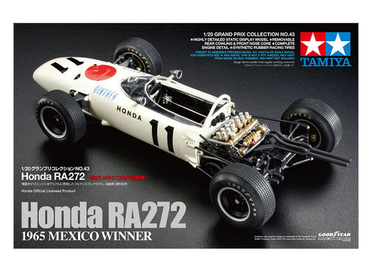 Tamiya 1/20 Cars - Honda RA272 F1 1965 Mexico Winner - 20043