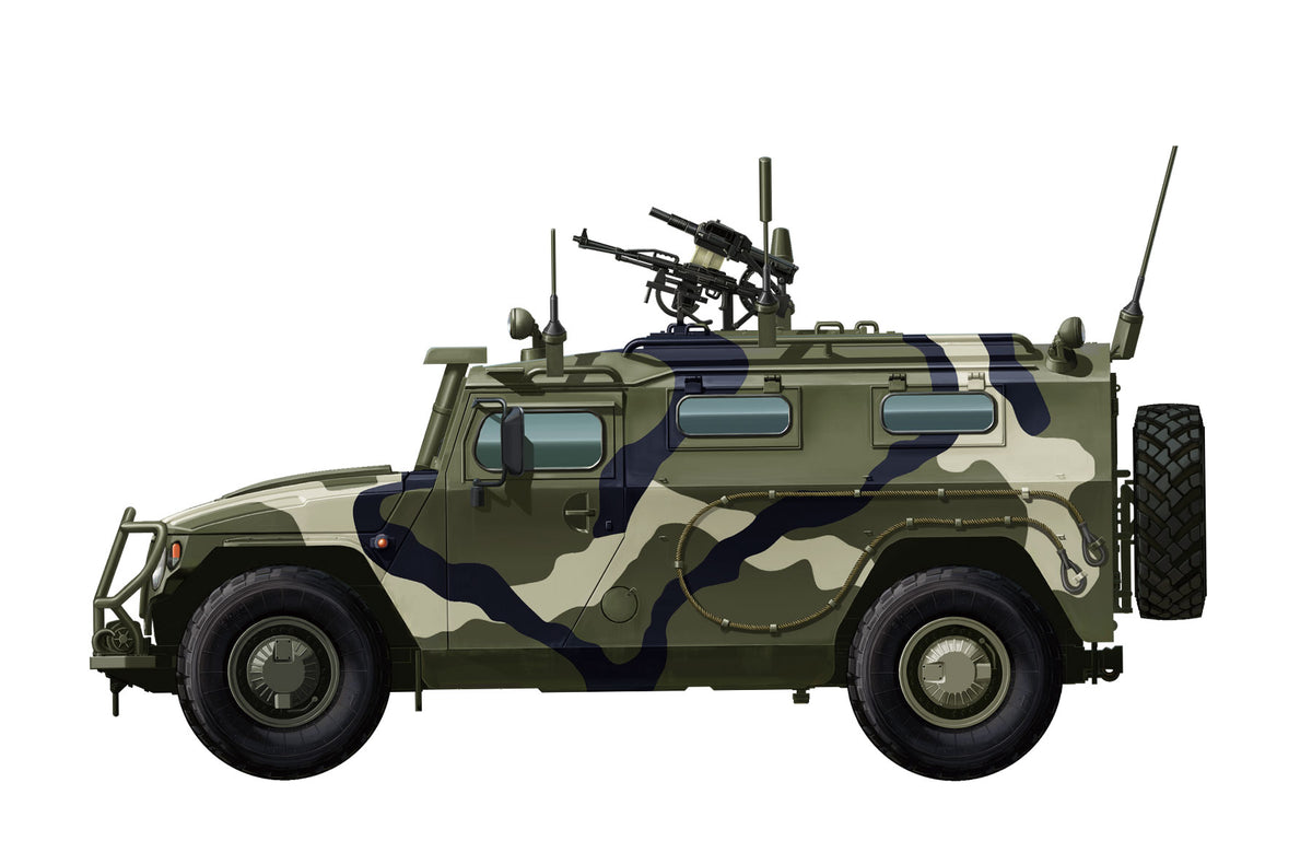 Meng 1/35 Russian GAZ-233014 STS Tiger Armoured Vehicle model kit VS-003, image 11