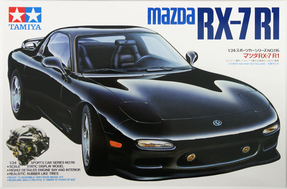 Tamiya 1/24 Cars - Mazda RX-7 R1 - 24116