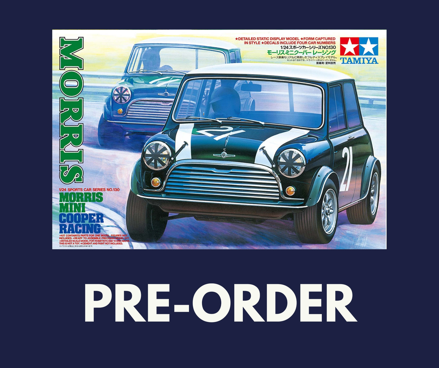 Tamiya 1/24 Cars - 1/24 Morris Mini Cooper Racing 24130