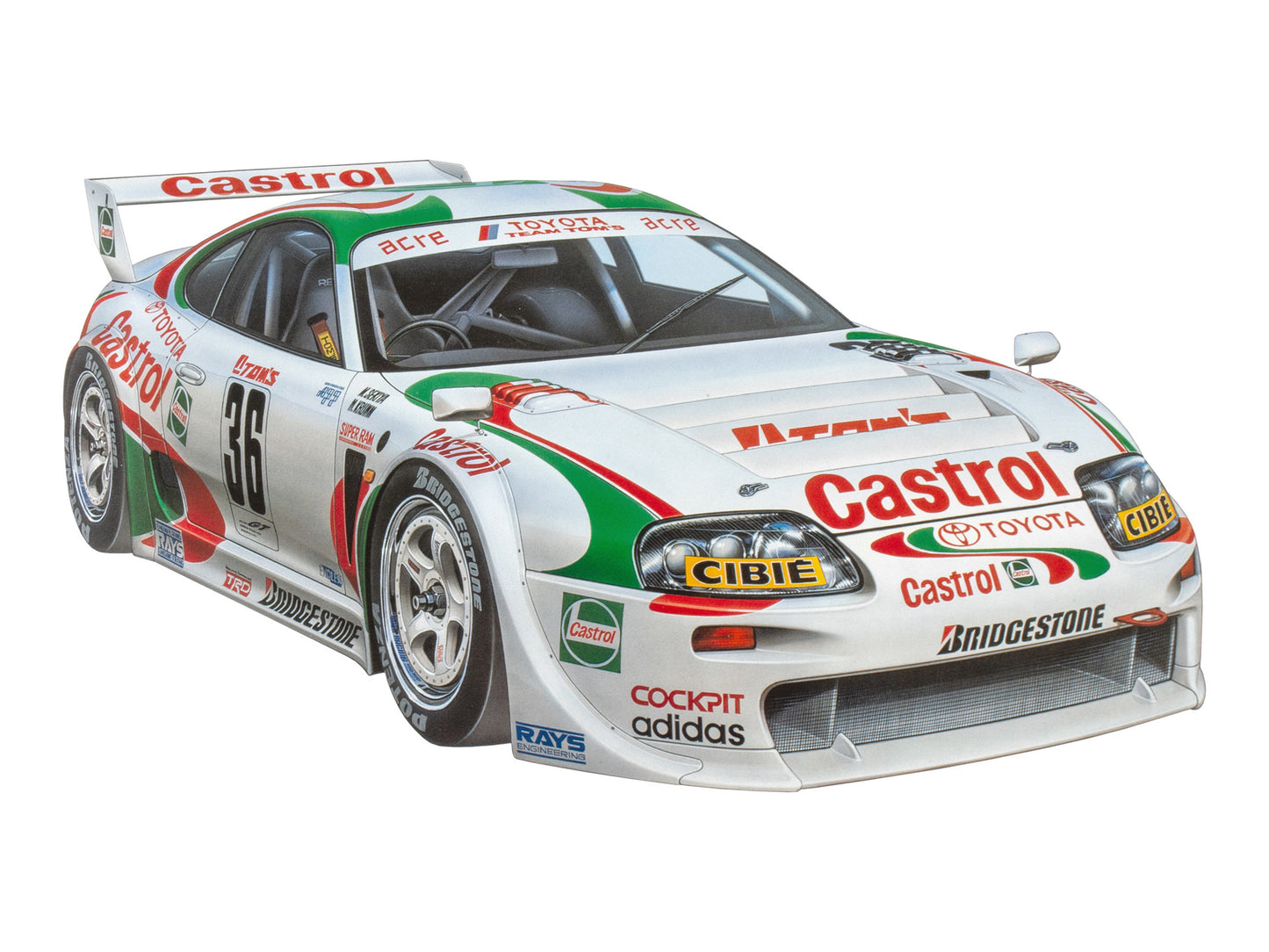 Tamiya 1/24 Cars - Castrol Toyota Tom's Supra GT - 24163