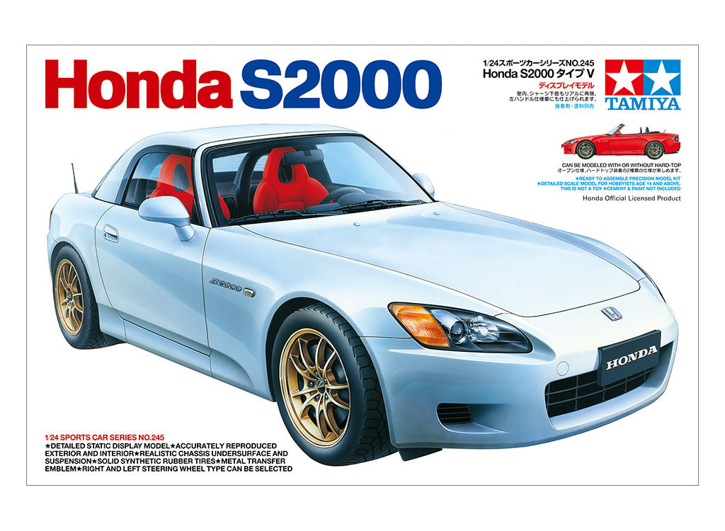 Tamiya 1/24 Cars - Honda S2000 2001 Edition - 24245