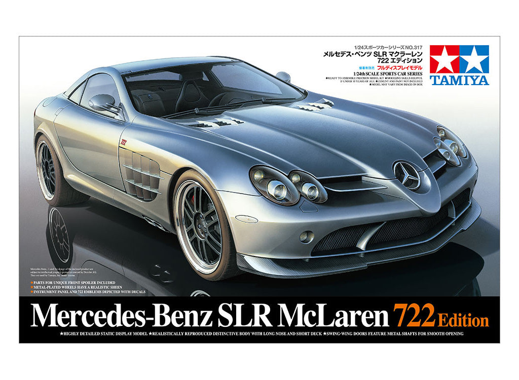 Tamiya 1/24 Cars - 1/24 Mercedes-Benz SLR McLaren 722 Edition - 24317