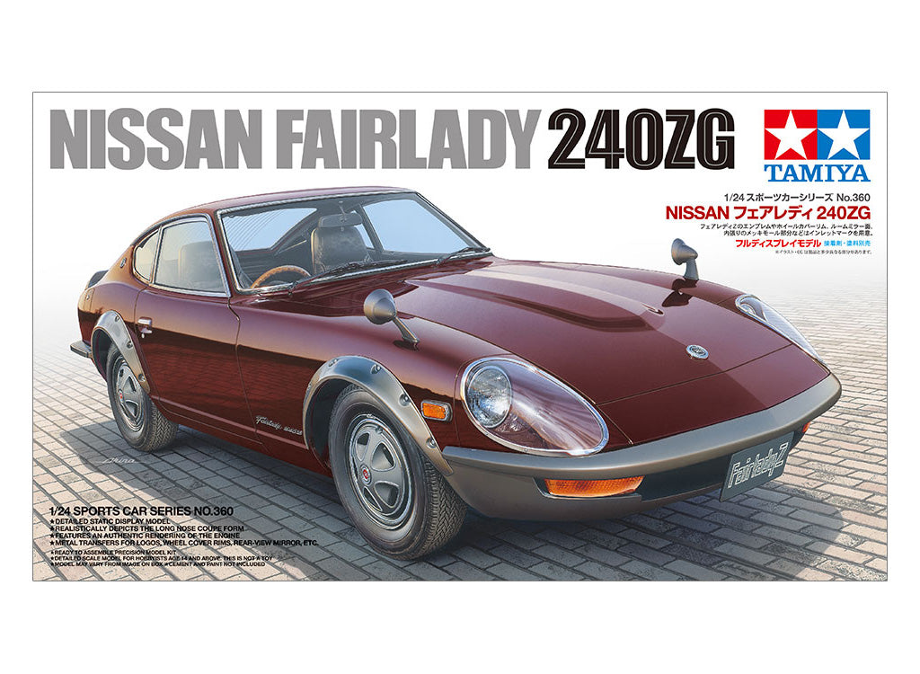 Tamiya 1/24 Cars - 1/24 Nissan Fairlady 240Zg - 24360