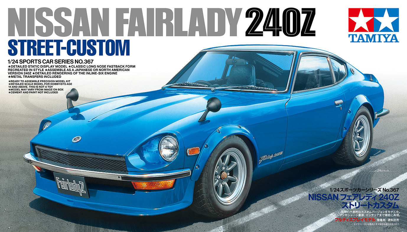 Tamiya 1/24 Cars - 1/24 Datsun 240Z Street Custom - 24367