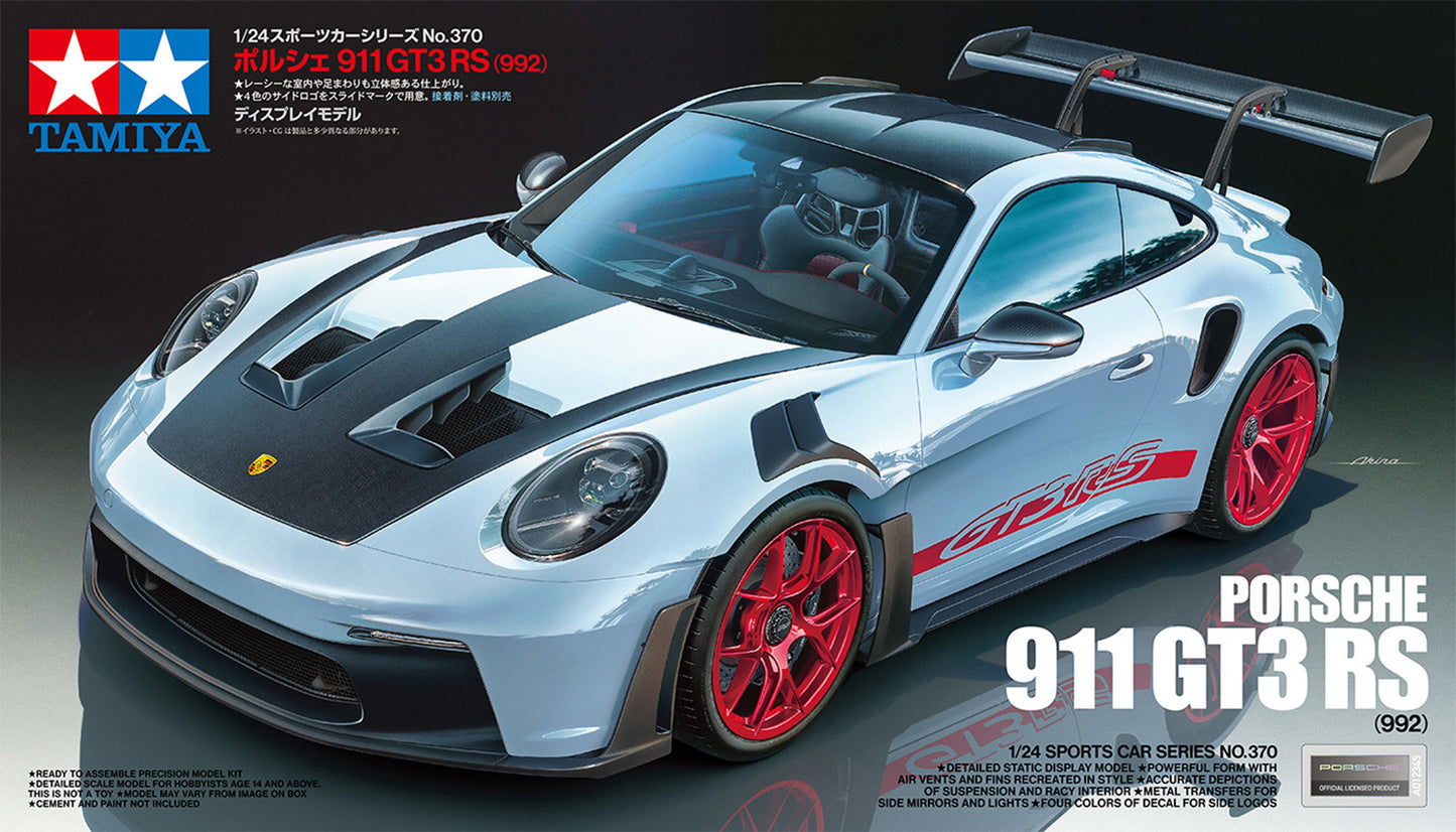 Tamiya 1/24 Cars - 1/24 Porsche 911 GT3 RS (992) - 24370