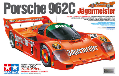 Tamiya 1/24 Cars - 1/24 Porsche 962C Jägermeister - 24372