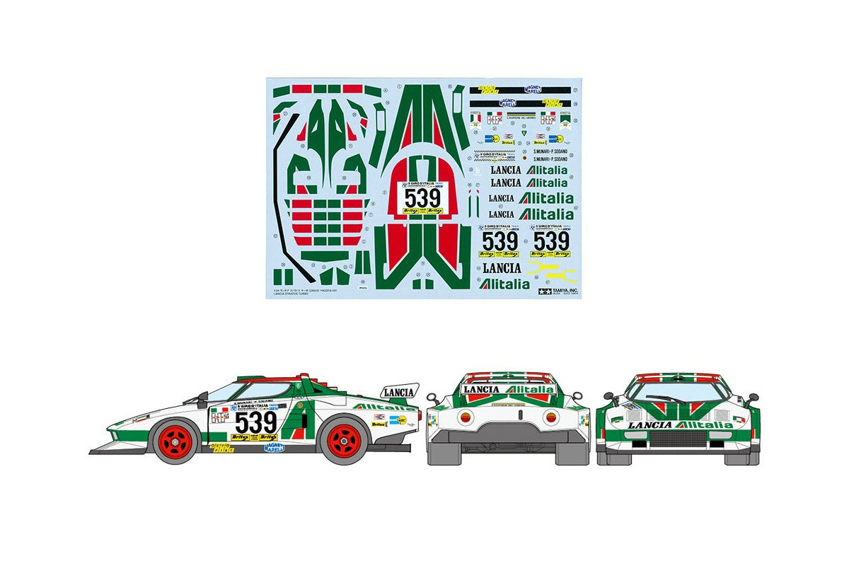 Tamiya 1/24 Cars - 1/24 Lancia Stratos Turbo - 25210