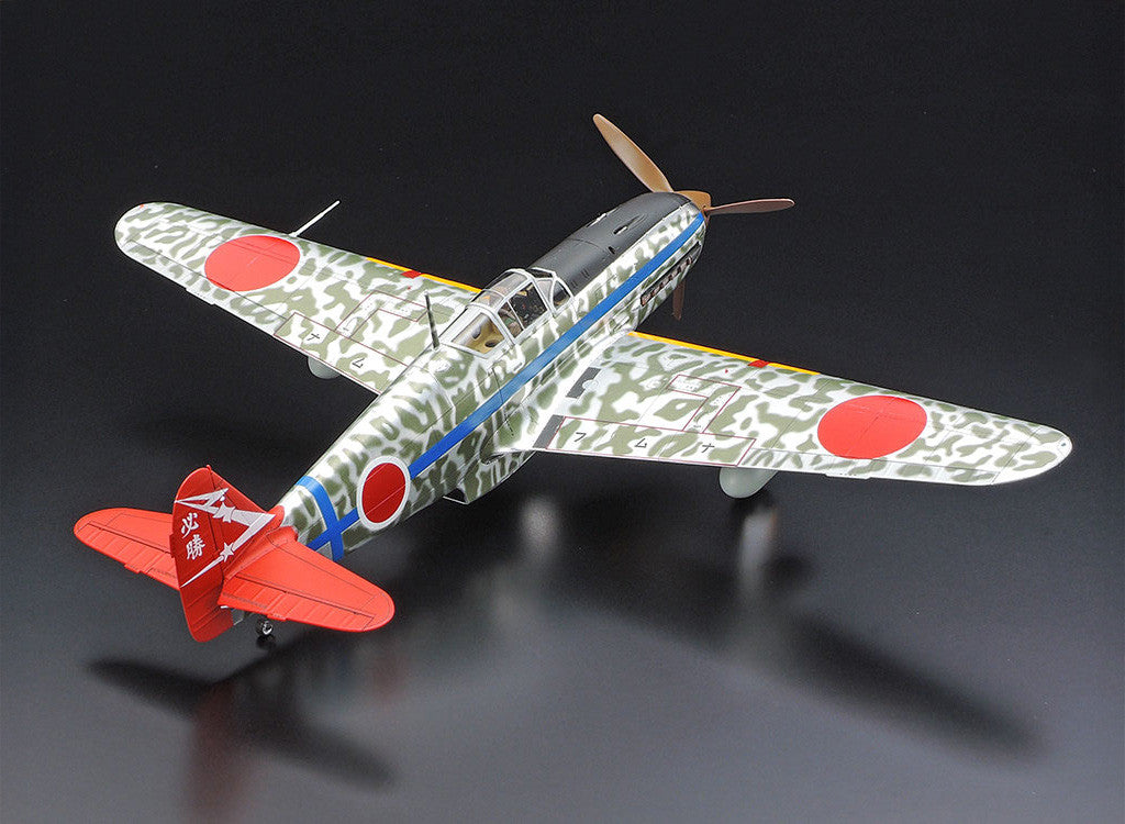 Tamiya 1/48 Aircraft - 1/48 Kawasaki Ki-61-Id Hien (Tony) Silver Colour Plated with Camo Decals - 25424
