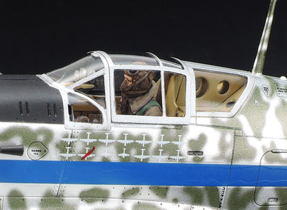 Tamiya 1/48 Aircraft - 1/48 Kawasaki Ki-61-Id Hien (Tony) Silver Colour Plated with Camo Decals - 25424