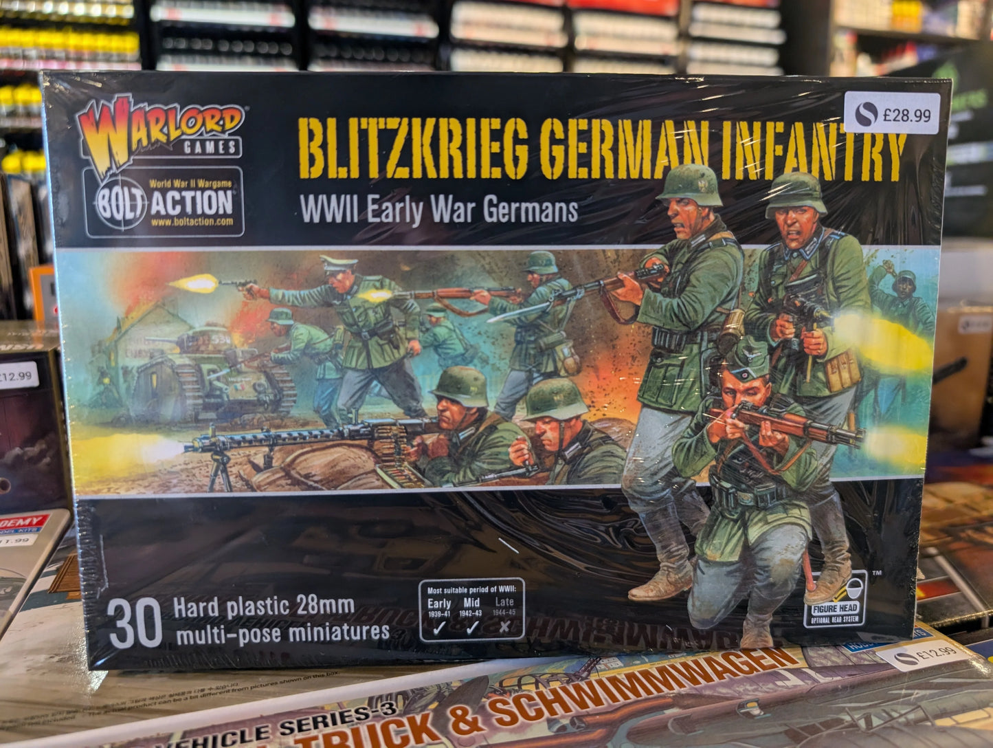 28mm Bolt Action - Blitzkrieg German Infantry - Product Image