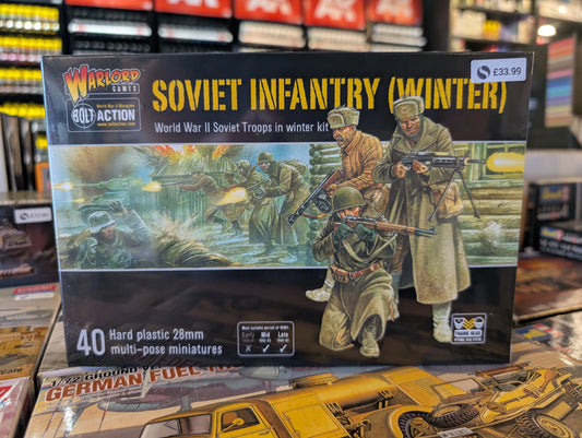 28mm Bolt Action - Soviet Infantry (Winter) - Product Image