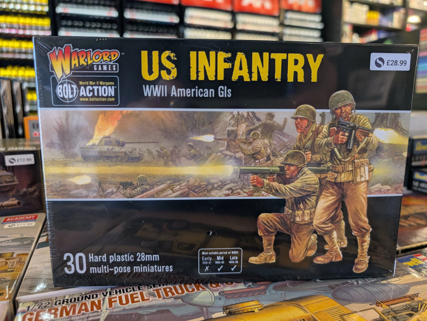 28mm Bolt Action - US Infantry WWII American GIs - Product Image