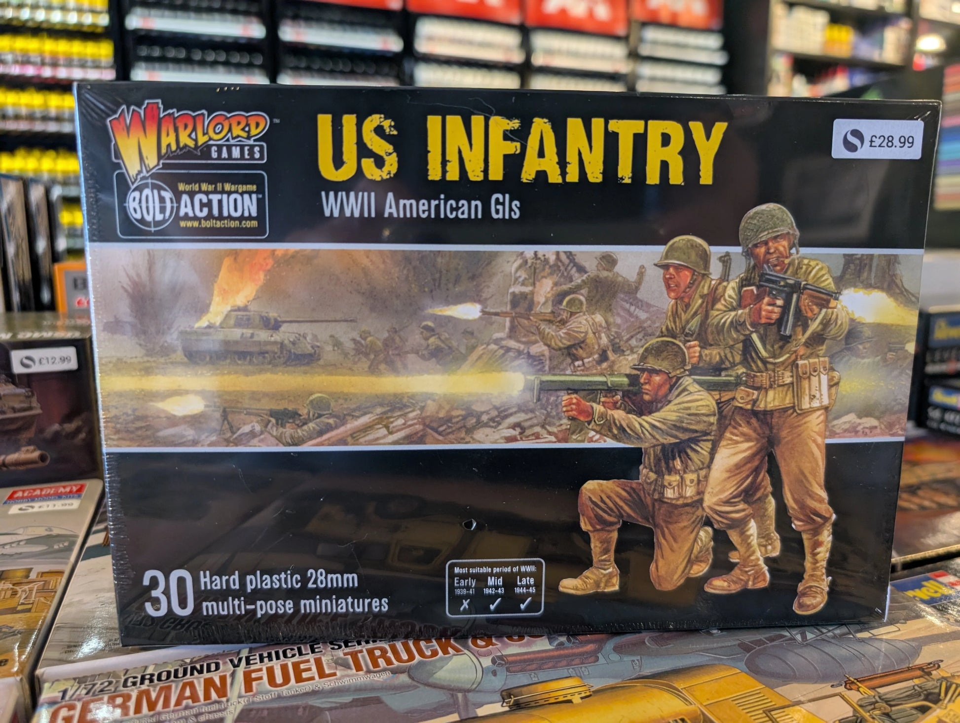 28mm Bolt Action - US Infantry WWII American GIs - Product Image