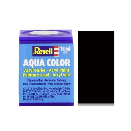 RL36302 - Revell Aqua Color 302 - Silk Matt Black