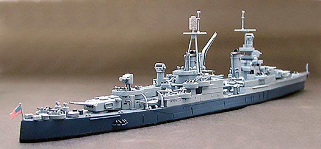 Tamiya 1/700 Ships - U.S. Navy CA-35 Indianapolis - 31804