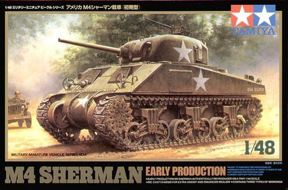 Tamiya 1/48 Military - U.S. M4 Sherman Early Production - 32505