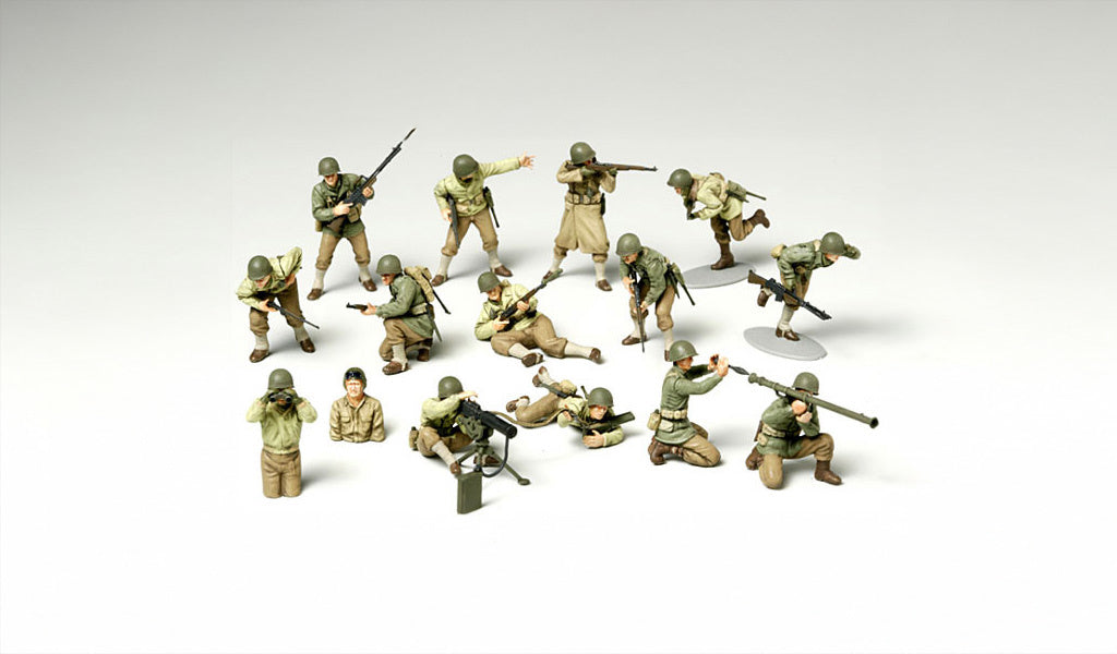 Tamiya 1/48 Military - U.S. Army Infantry GI Set - 32513