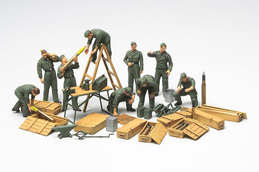 Tamiya 1/48 Military - WWII German Tank Crew - 32547