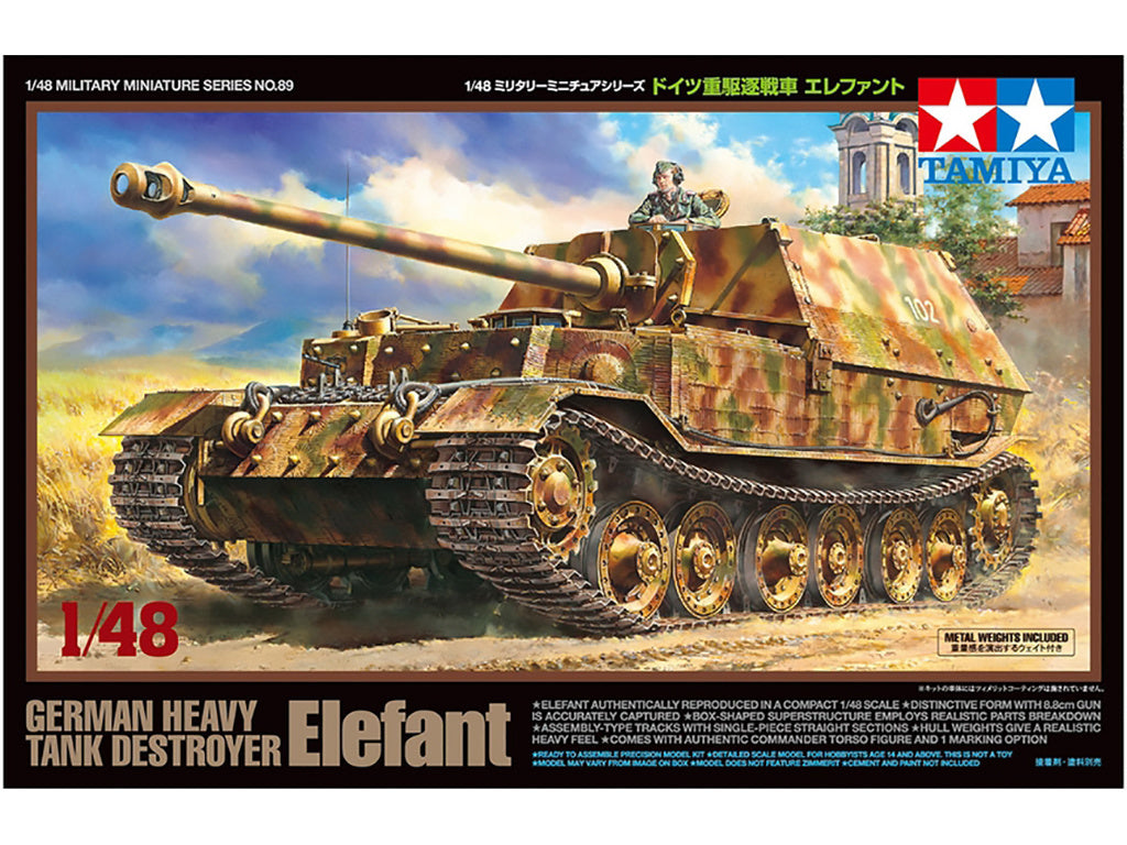 Tamiya 1/48 Military - 1/48 Elefant - 32589